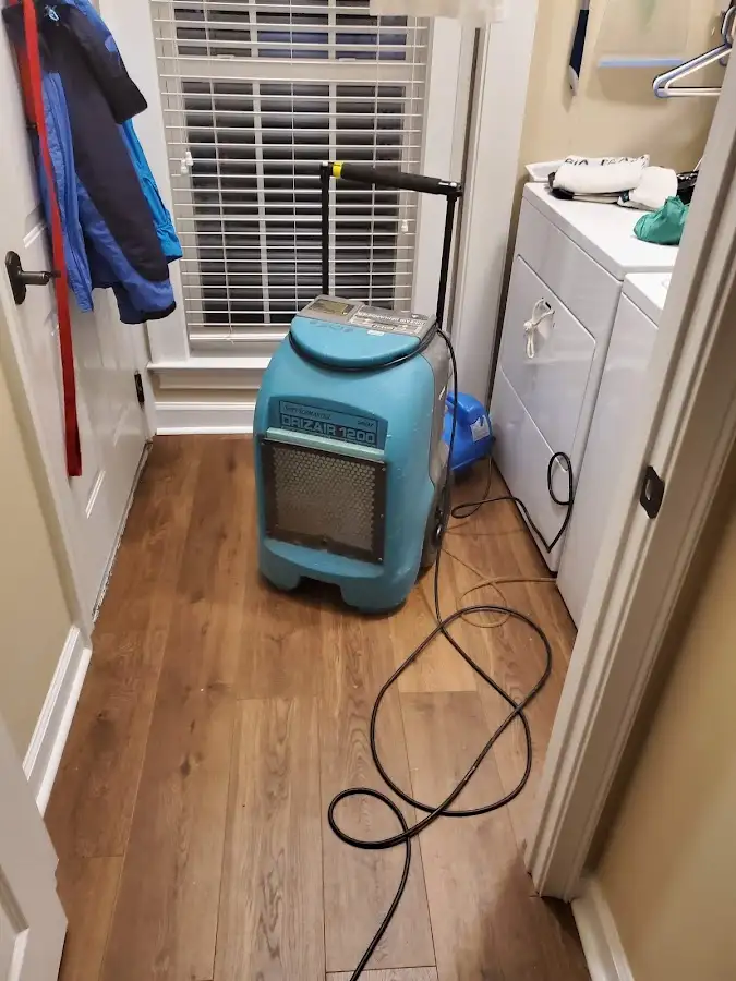 Commercial dehumidifier deployed for Flood Damage Cleanup in South Euclid